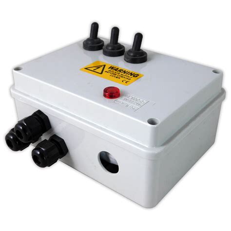 outdoor pond electrical box|pond pump switch box.